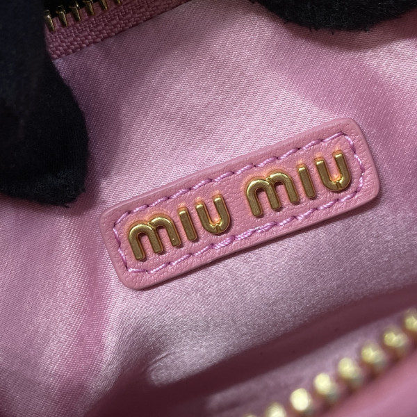MIUMIU Wander matelassé nappa leather hobo bag