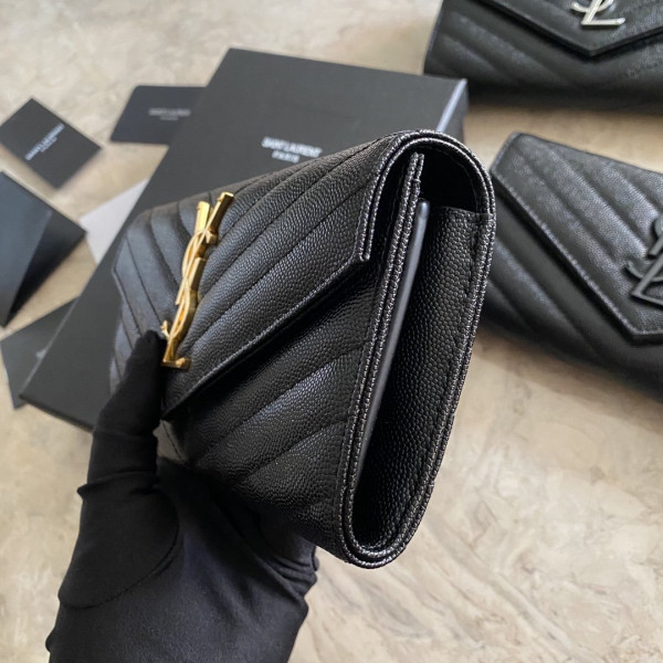 YSL MONOGRAM LARGE FLAP WALLET
